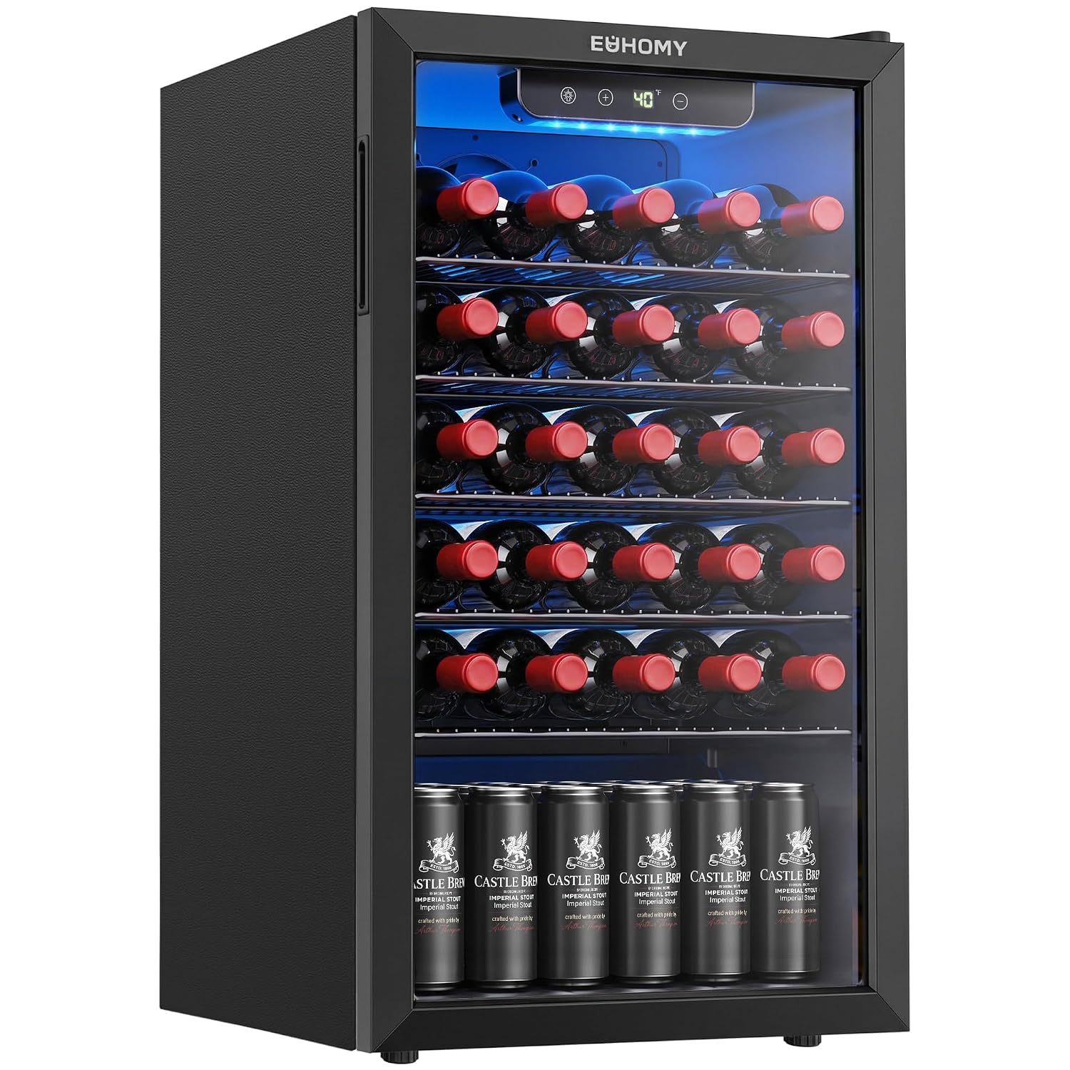 Wine Beer Cooler Fridge - Enfriador de Bebidas de 125 Latas
