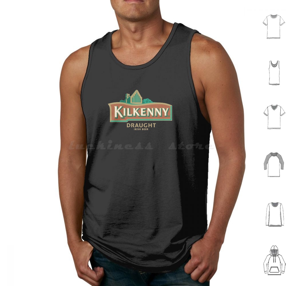 Beer Wine Gin - Camisetas sin mangas Kilkenny con estampado