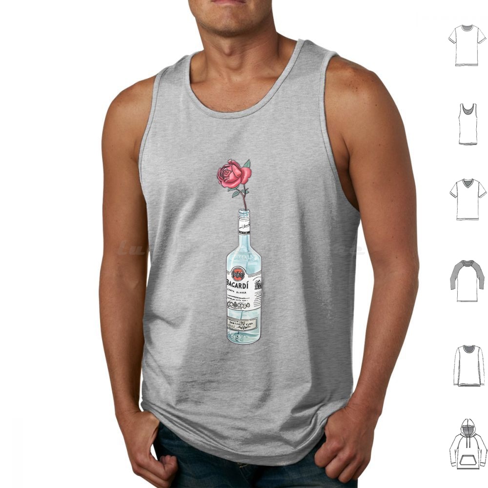 Beer Wine Gin - Camisetas sin mangas con estampado de