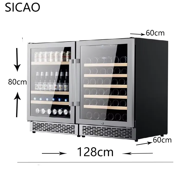 Refrigerador de Vino y Cerveza - Wine Beer Cooler Fridge reseña y precio