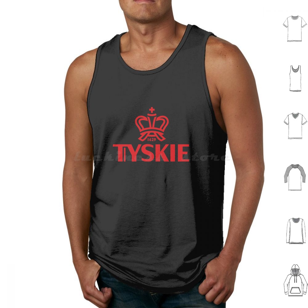 Camisetas sin mangas Tyskie co - Beer Wine Gin reseña y precio