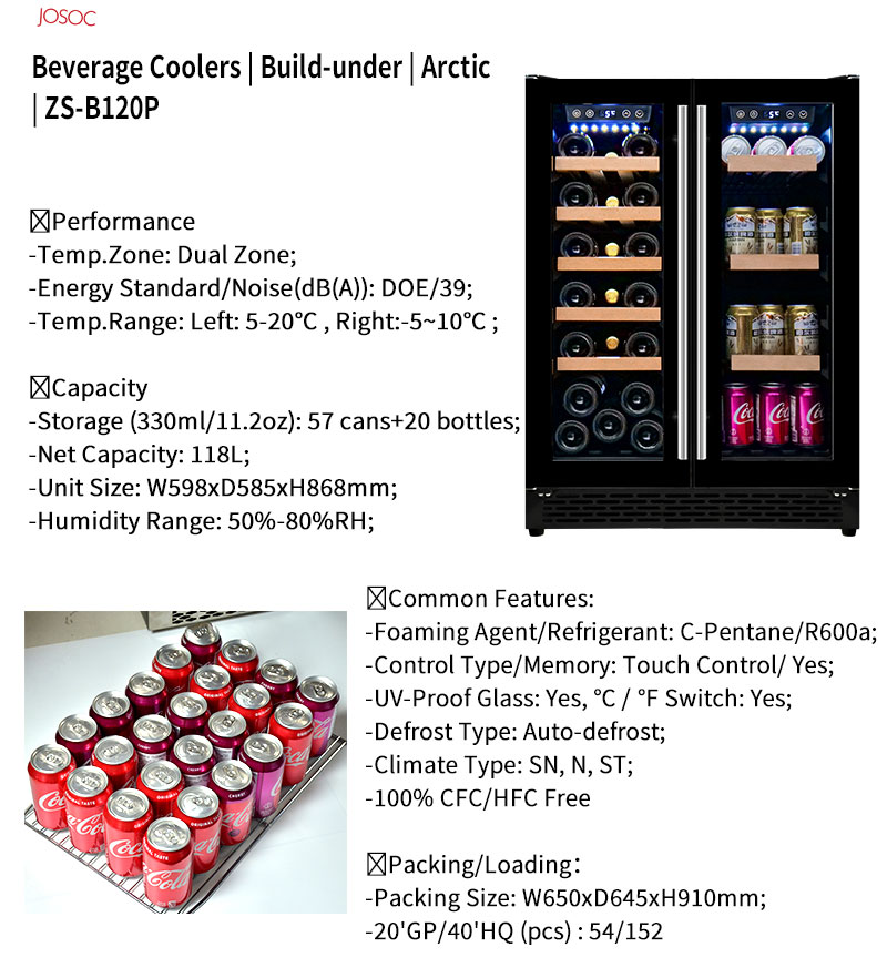 Enfriador de Vino y Cerveza de - Wine Beer Cooler Fridge reseña y precio