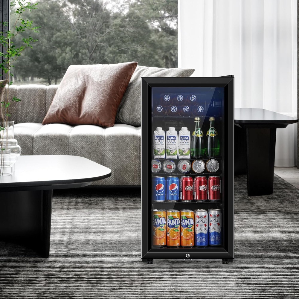 Refrigerador de bebidas, minir - Wine Beer Cooler Fridge reseña y precio