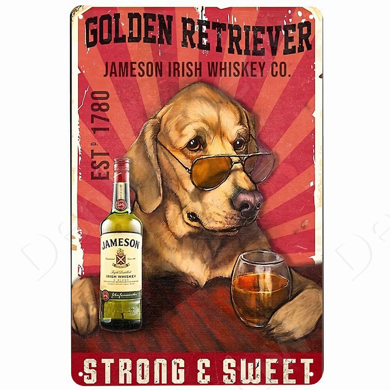 Letrero de Metal Vintage para  - Beer Wine Gin reseña y precio
