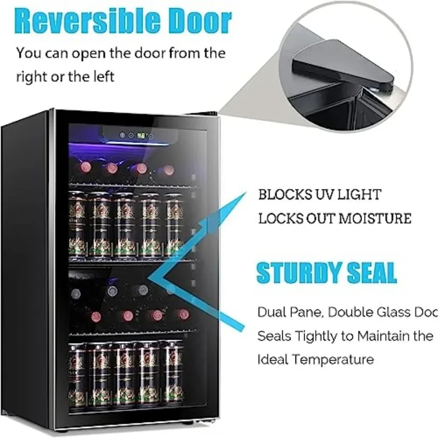 Nevera/Armario Enfriador de Vi - Wine Beer Cooler Fridge reseña y precio